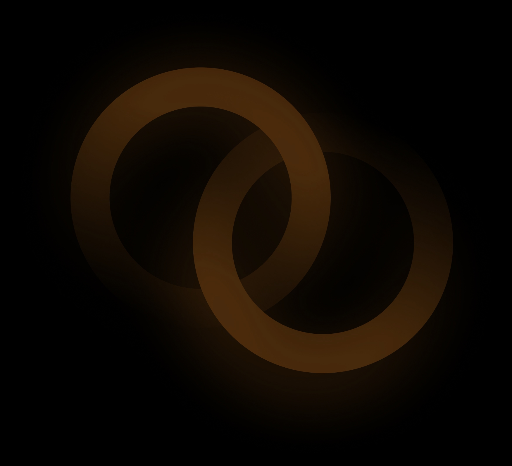 interlocking circles yellow pattern